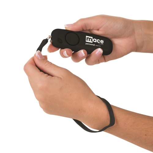 Mace® Personal Alarm Wristlet, Features LED Light, 130dB, Black